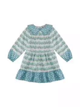 Платье с цветочным принтом Stella McCartney, мультиколор