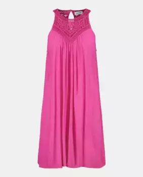 Платье с деталями крючком Tintoretto, бугенвиллия