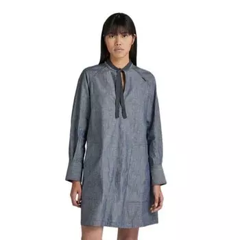 Платье с длинным рукавом G-Star Tunic, синий