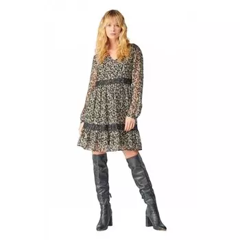 Платье с длинным рукавом Le Temps Des Cerises 58064 Reve, зеленый