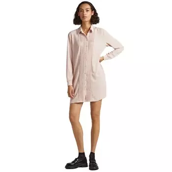 Платье с длинным рукавом Pepe Jeans Gissa, розовый