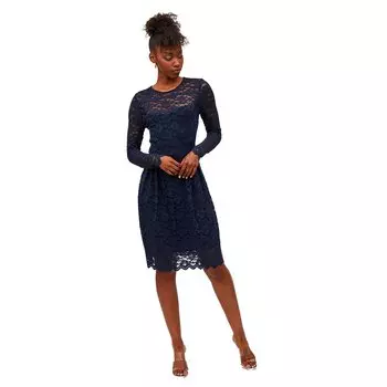 Платье с длинным рукавом Vila Kalila, синий