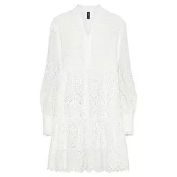 Платье с длинным рукавом Yas Holi, белый