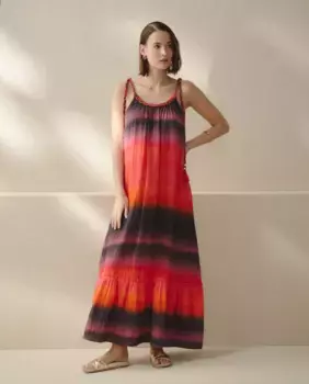 Платье с длинными бретелями nfasis, мультиколор