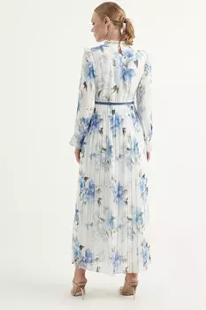 Платье с длинными рукавами Bonema, синий