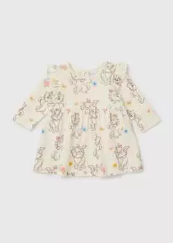 Платье с длинными рукавами для девочек Disney Aristocats (математика для новорожденных-23)