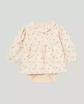 Платье с длинными рукавами для девочки Baby El Corte Ingls, светло-розовый