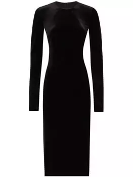 Платье с длинными рукавами Dolce & Gabbana, черный