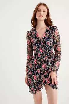 Платье с длинными рукавами Herita, мультиколор