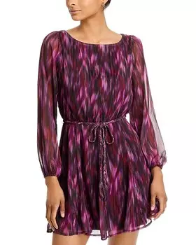 Платье с длинными рукавами и принтом KOKO + MASON, мультиколор