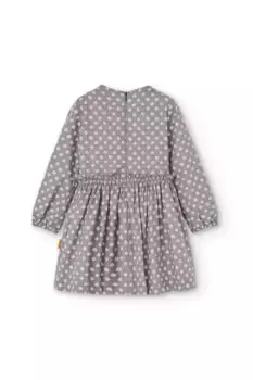 Платье с длинными рукавами и расклешенным эффектом Charanga, серый