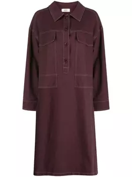 Платье с длинными рукавами STUDIO TOMBOY, красный