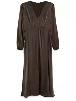 Платье с длинными рукавами Transit, коричневый