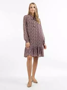 Платье с длинными рукавами Usha, мультиколор