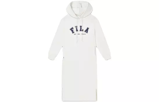 Платье с длинными рукавами женское белое Fila