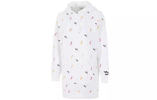 Платье с длинными рукавами женское белое Puma