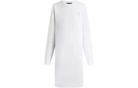 Платье с длинными рукавами женское белое Armani Exchange