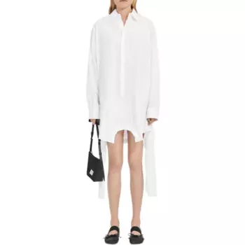 Платье с длинными рукавами женское белое Mm6 Maison Margiela