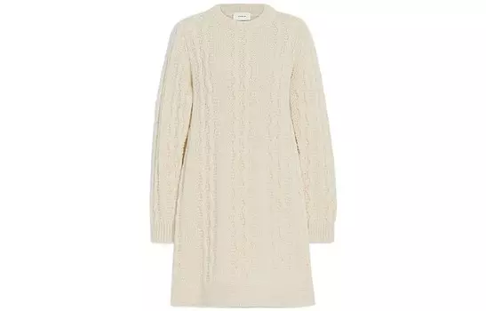 Платье с длинными рукавами женское бежевое Coach