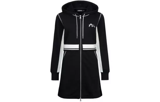 Платье с длинными рукавами женское черное Evisu