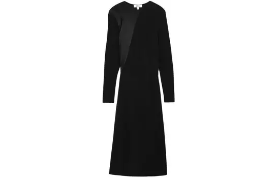 Платье с длинными рукавами женское черное Cos