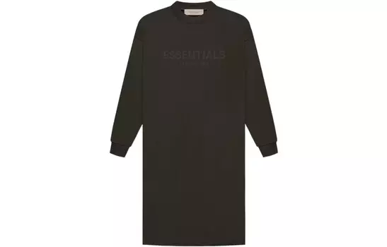 Платье с длинными рукавами женское, цвет черный Fear Of God Essentials