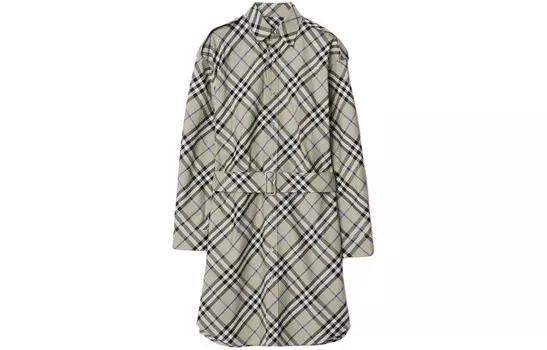 Платье с длинными рукавами женское, цвет Mossy Burberry