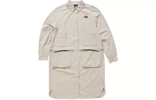 Платье с длинными рукавами женское цвета хаки The North Face