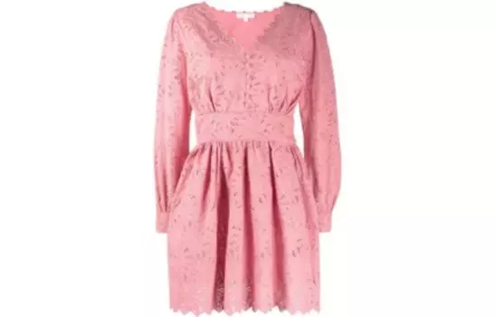 Платье с длинными рукавами женское красное Michael Kors