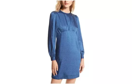 Платье с длинными рукавами женское Lake Blue Michael Kors