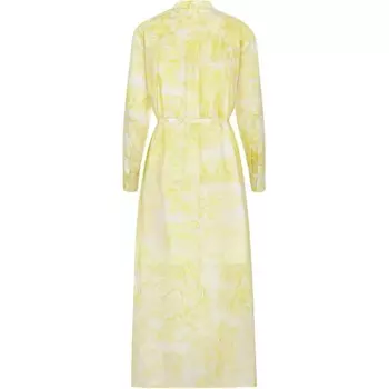 Платье с длинными рукавами женское лимонное Dior