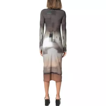 Платье с длинными рукавами женское многоцветное Mm6 Maison Margiela
