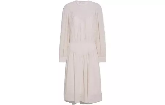 Платье с длинными рукавами женское розовое Coach