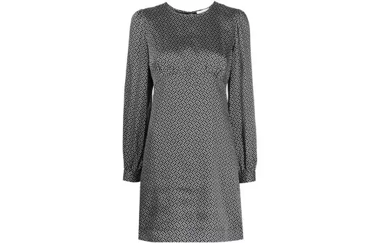 Платье с длинными рукавами женское серое Michael Kors