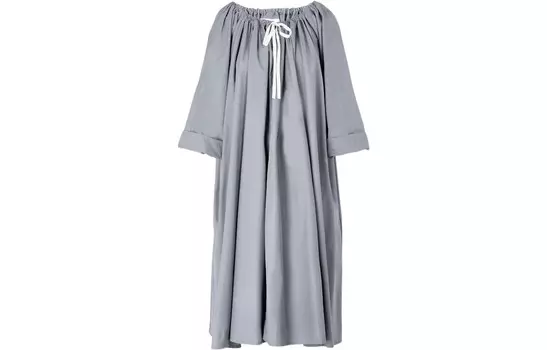 Платье с длинными рукавами женское серое Mm6 Maison Margiela