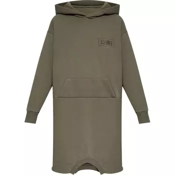 Платье с длинными рукавами женское серое Mm6 Maison Margiela