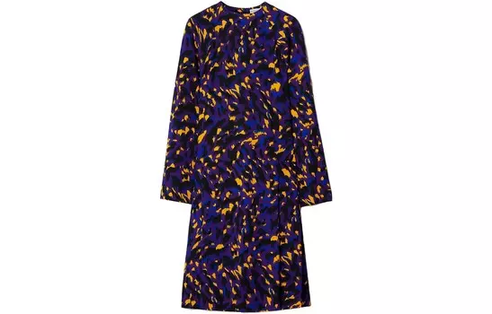 Платье с длинными рукавами женское Thistle Purple Burberry