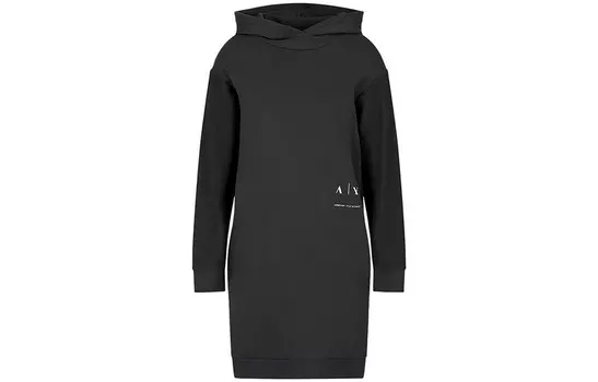 Платье с длинными рукавами женское угольно-серое Armani Exchange