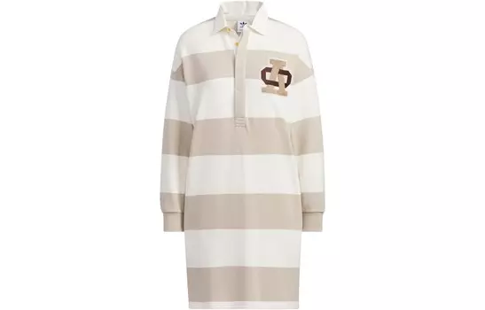Платье с длинными рукавами женское Wonder бежевое Adidas Originals
