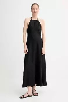 Платье с добавлением льна Gestuz, черный