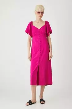 Платье с добавлением льна Medicine, розовый