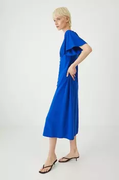 Платье с добавлением льна Medicine, синий