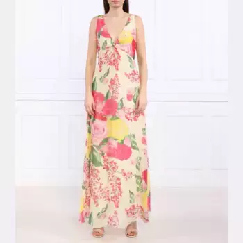 Платье с добавлением шелка Blugirl, мультиколор