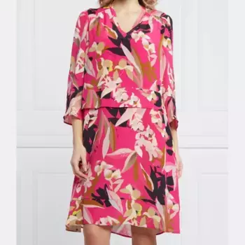 Платье с добавлением шелка Marc Cain, красный