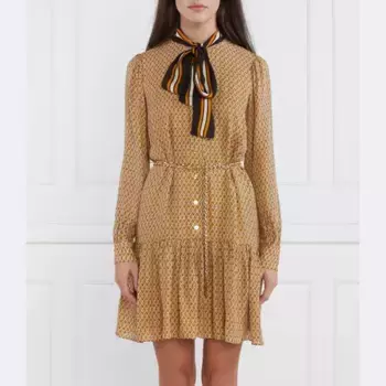 Платье с добавлением шелка Michael Kors, оранжевый
