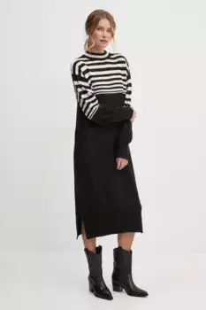 Платье с добавлением шерсти Answear Lab, черный