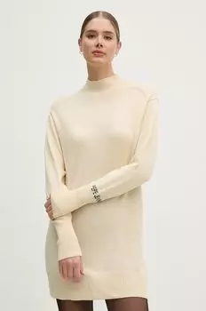 Платье с добавлением шерсти Hazel Dress Pepe Jeans, бежевый