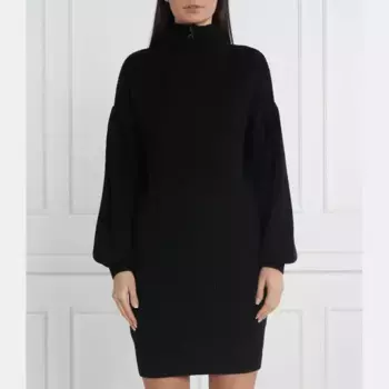 Платье с добавлением шерсти Karl Lagerfeld, черный