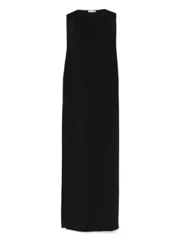 Платье с драгоценными камнями Elisabetta Franchi, черный