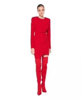 Платье с драпировкой Silvian Heach, красный